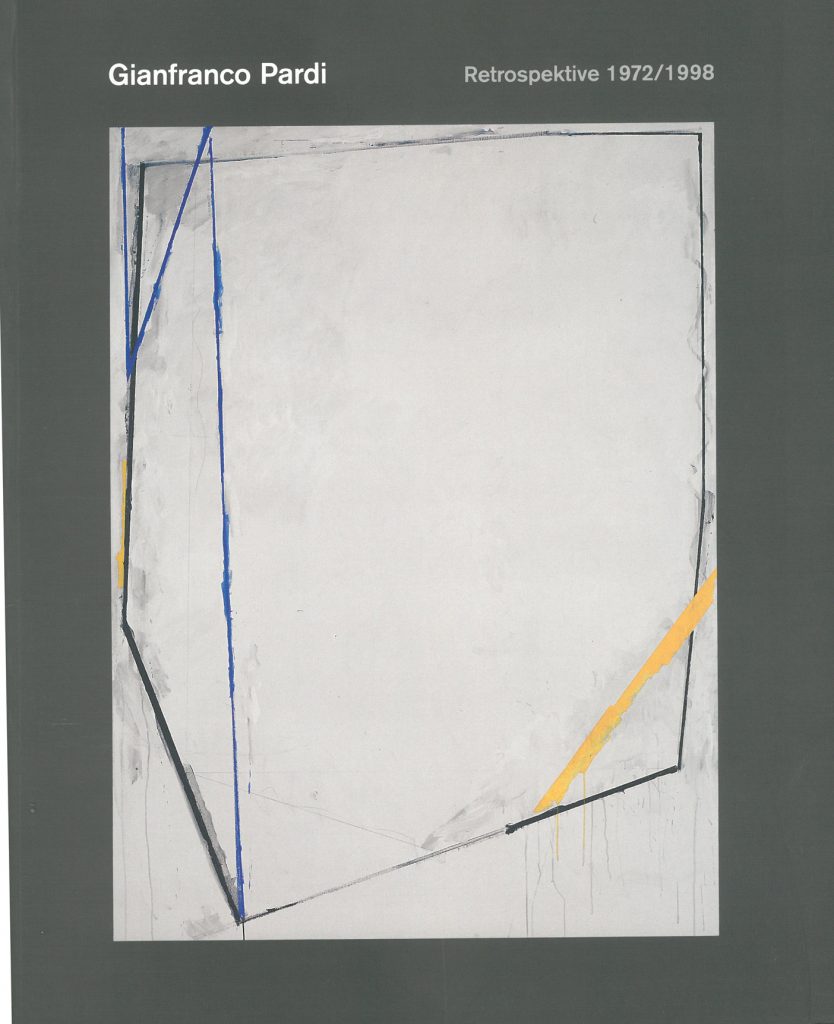 Gianfranco Pardi Retrospektive 1972/1998 Frankfurter Kunstverein